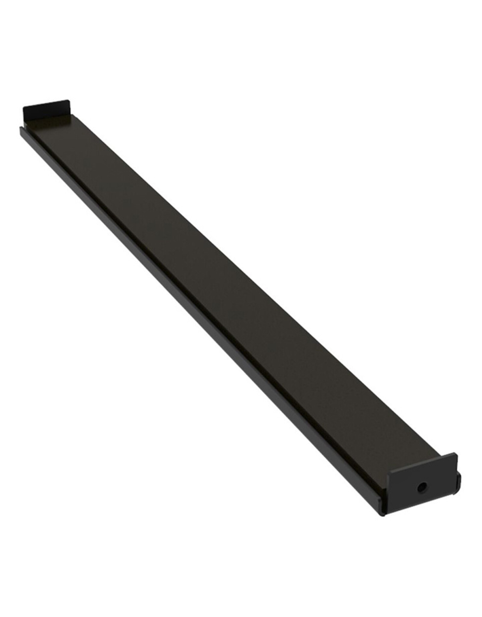 Penn Elcom Penn Elcom clamp bar for use with rack shelves with side slots, black
