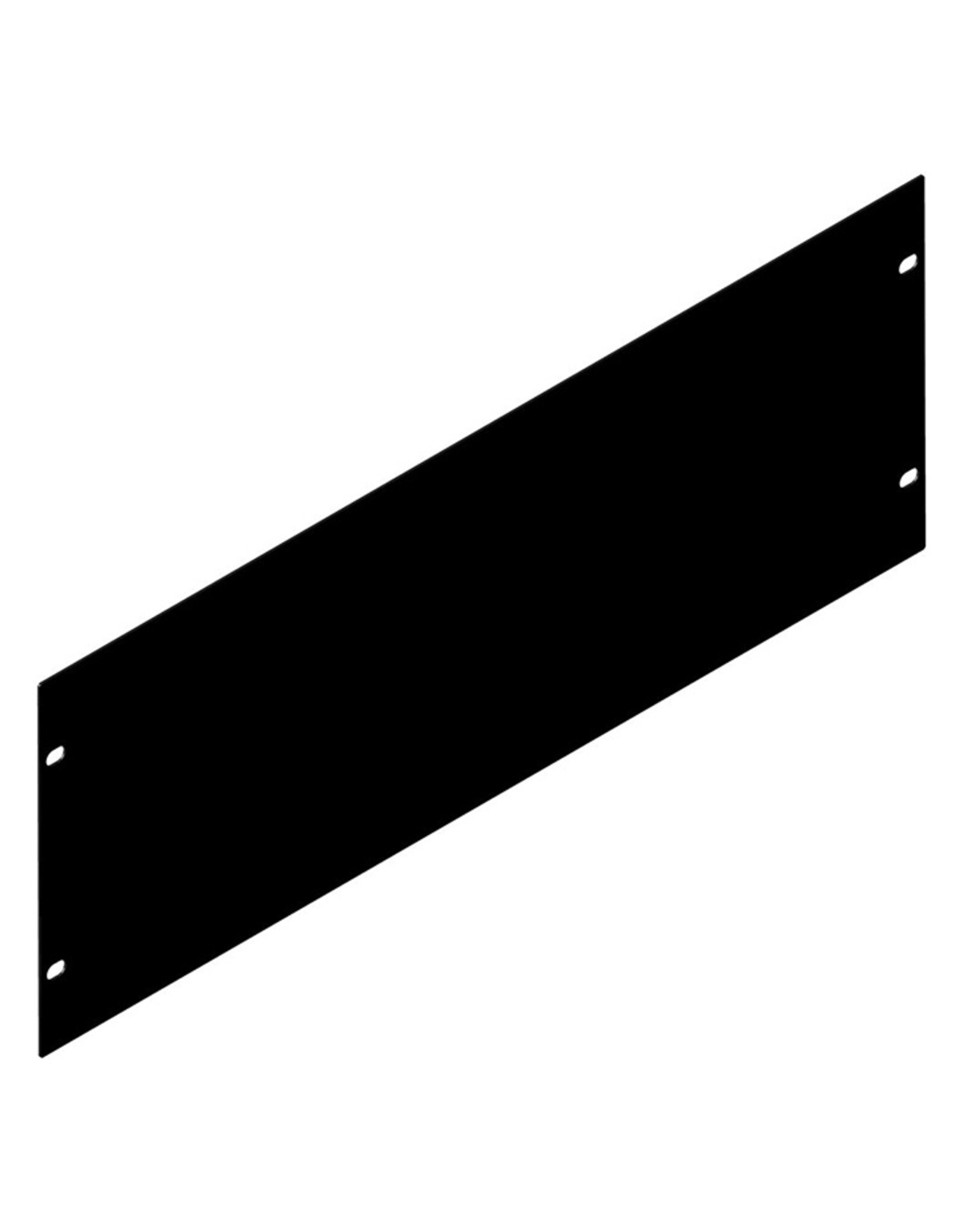 Penn Elcom Penn Elcom plain rack panel, 1.5 mm steel, flat, 4U, black