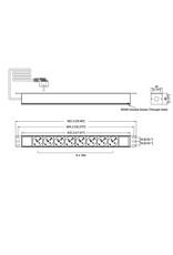 Penn Elcom Penn Elcom PDU with 8 sockets, aluminium housing