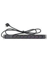 Penn Elcom Penn Elcom PDU with 8 sockets, aluminium housing
