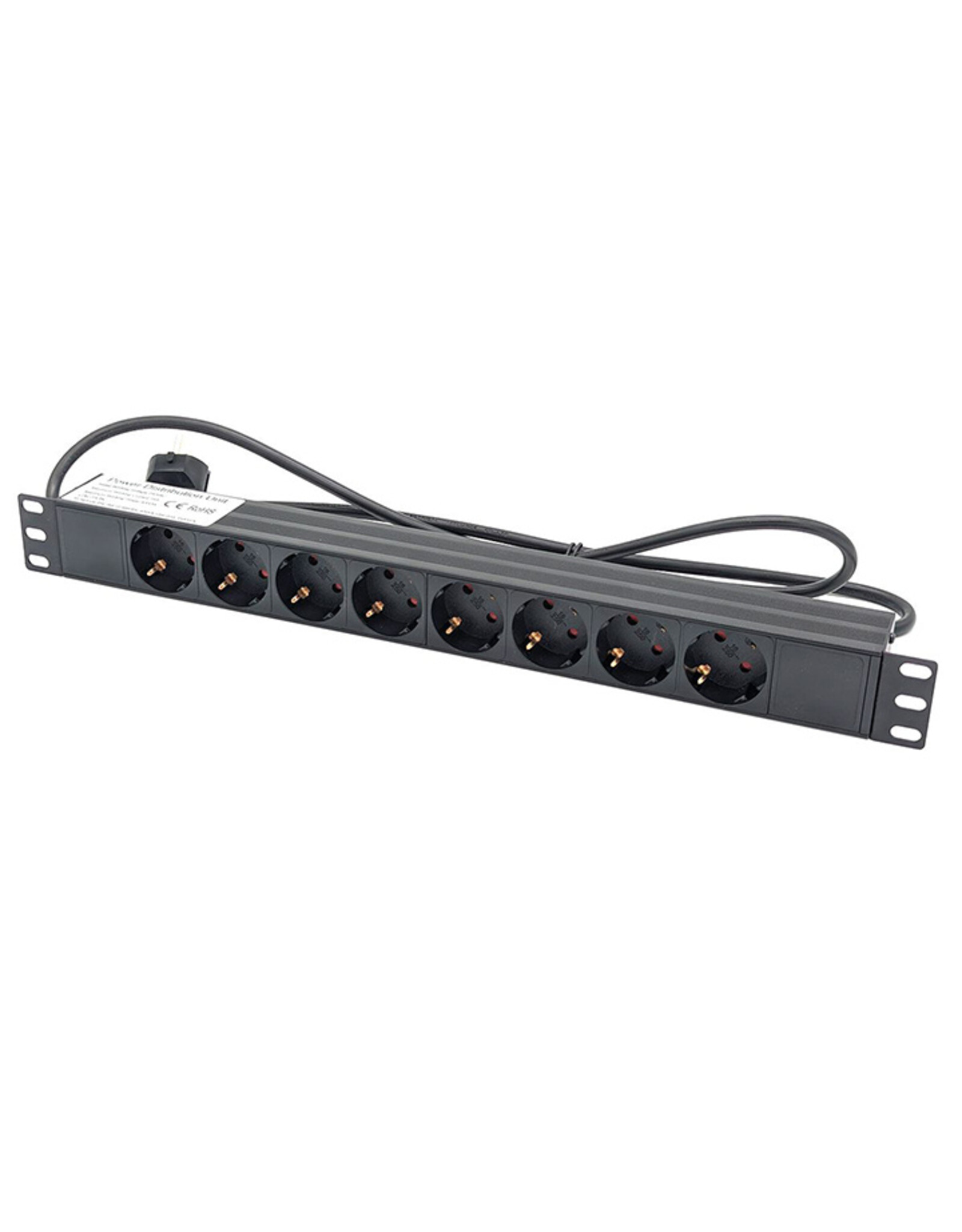 Penn Elcom Penn Elcom PDU met 8 contactdozen, aluminium behuizing