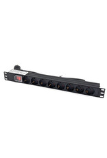 Penn Elcom Penn Elcom PDU met 8 contactdozen en aan/uit schakelaar, aluminium behuizing