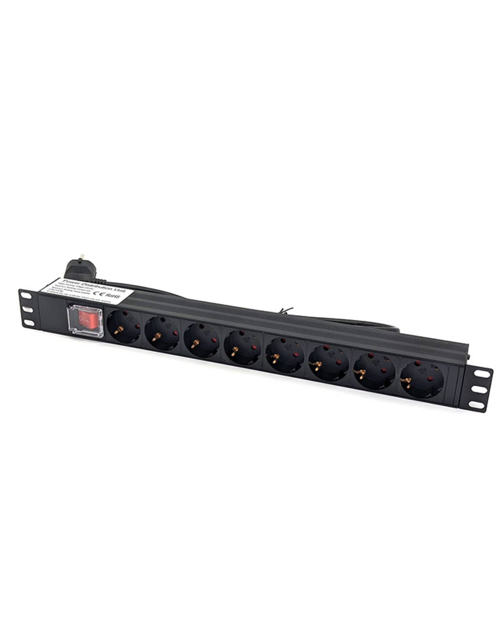 Penn Elcom Penn Elcom PDU with 8 sockets and on/off switch, aluminium housing