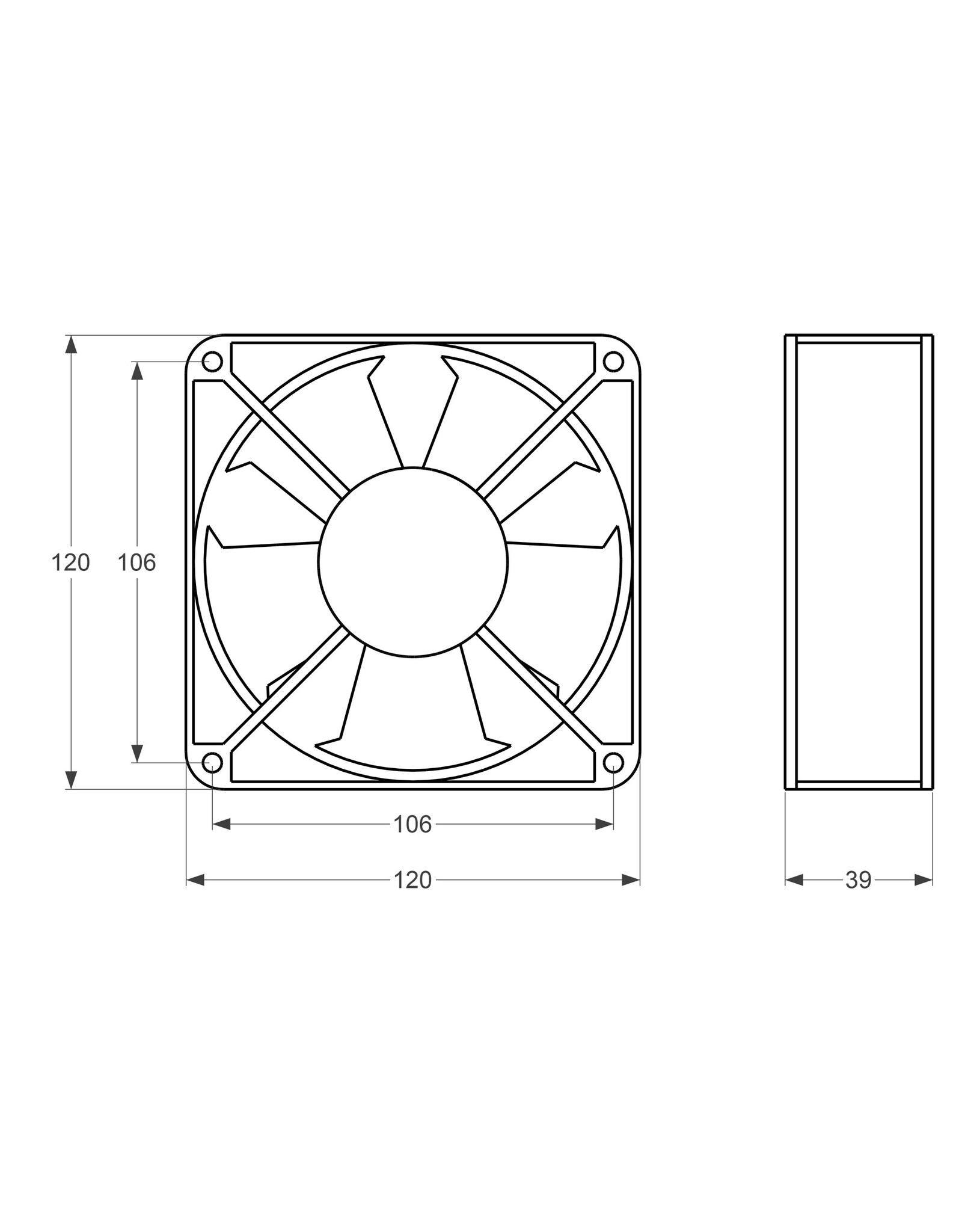 Sunon Penn Elcom low noise cooling fan 240 Volt, 2800 RPM