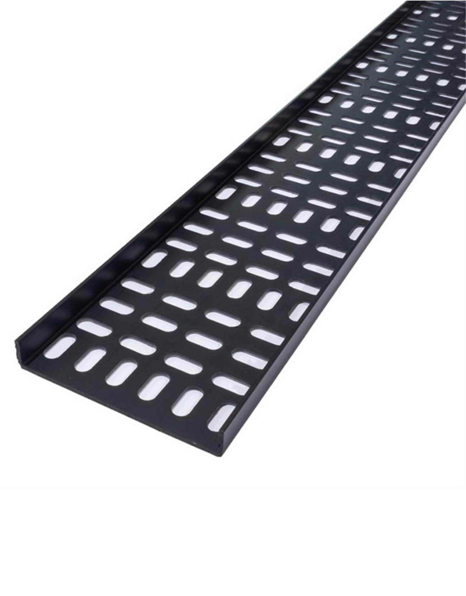 Penn Elcom Penn Elcom  Black plastic cable tray 2000 mm x 110 mm