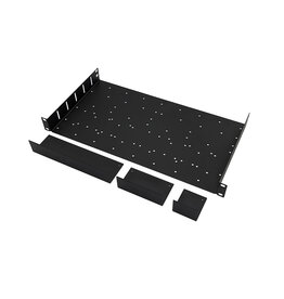 Penn Elcom Utility rack shelf 1U with modular blanking kit