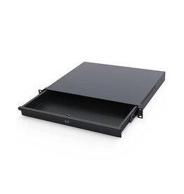 Penn Elcom Rack drawer, 1U, 385 mm deep, with handle and key lock