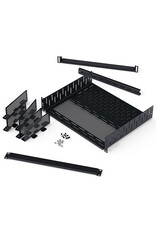 Penn Elcom Penn Elcom Utility rack shelf, with vertically mountable distribution system, 2U