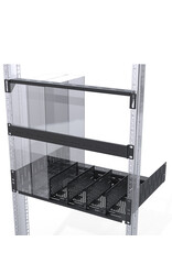Penn Elcom Penn Elcom Utility rack shelf, with vertically mountable distribution system, 2U