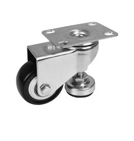 Penn Elcom Swivel castor 50 mm with adjustable foot