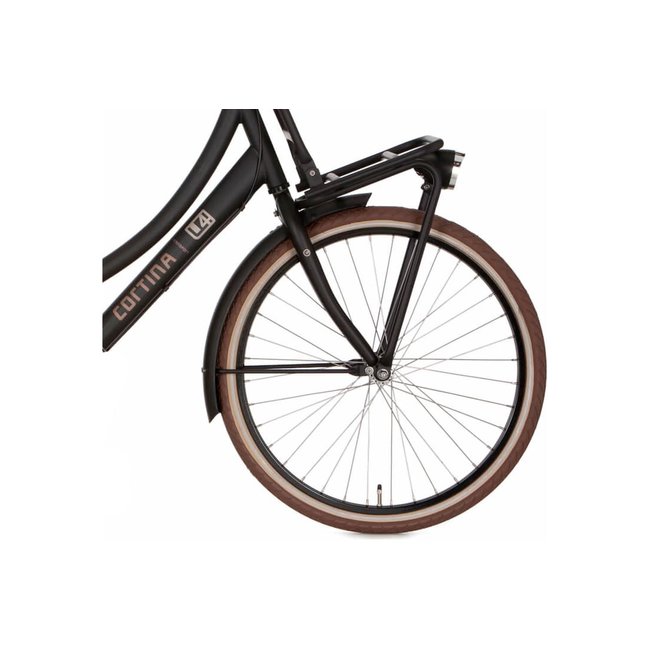 Cortina  U4 Mini Transport Meisjesfiets 24 inch 3Versnellingen Jet Black Matt