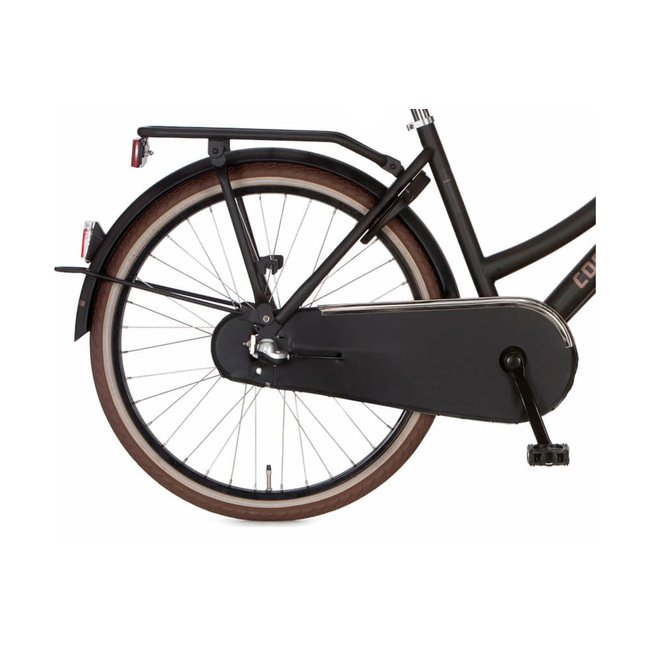 Cortina  U4 Mini Transport Meisjesfiets 24 inch 3Versnellingen Jet Black Matt