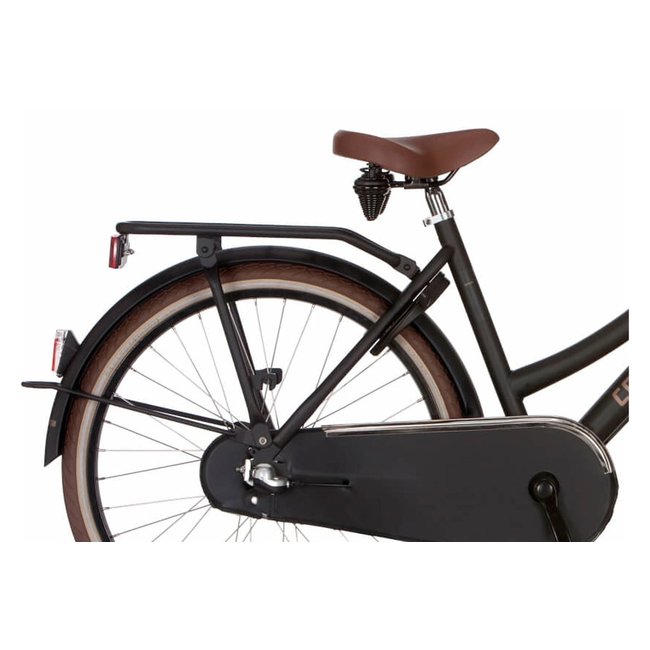 Cortina  U4 Mini Transport Meisjesfiets 24 inch 3Versnellingen Jet Black Matt