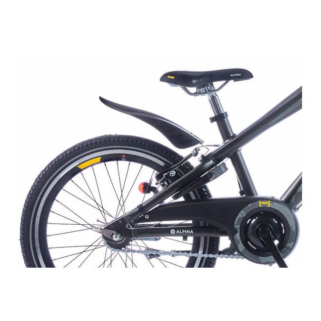 Alpina Kinderfietsen Trial Space Mat Zwart 20 inch Jongensfiets