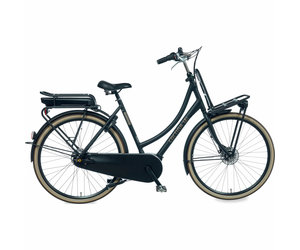 Cortina E-U4 elektrische damesfiets 7V Jet Black Matt