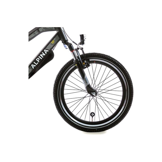Alpina Kinderfietsen Trial Space Black Matt Jongensfiets 22 inch