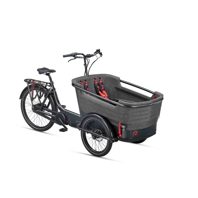 Batavus  Fier 3 Bosch Elektrische Bakfiets Zwart - Enviolo