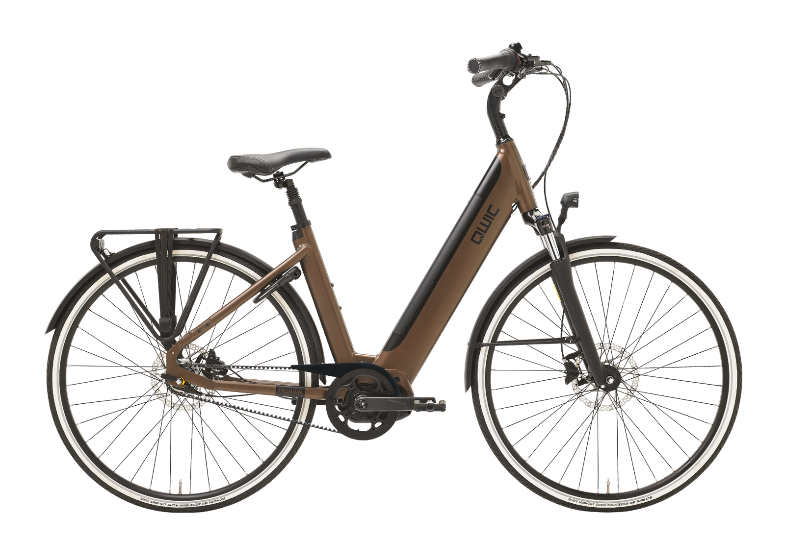 hardwerkend Roest Buitenlander Qwic Premium I MN7+ Belt elektrische fiets 7V Bruin - Premiumbikes