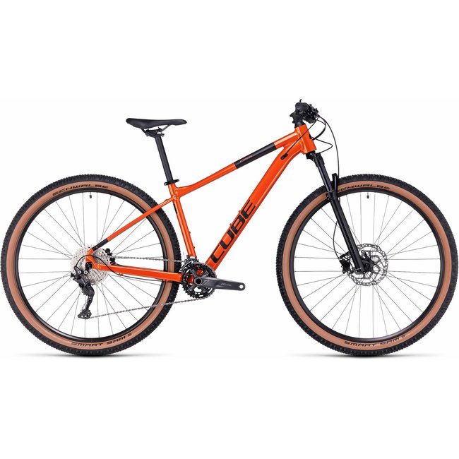 Cube  Attention MTB 29 inch zwart/fireoranje 22V