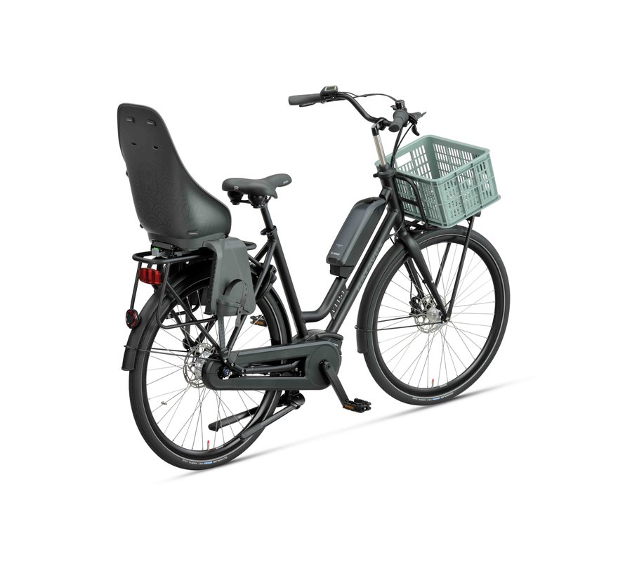 Quip Extra Cargo E-go plus e-bike 7V Zwart mat