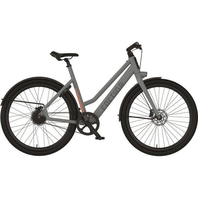 Cortina  E-Lett Squirrel Grey Matt PRM Elektrische Damesfiets DB 36v