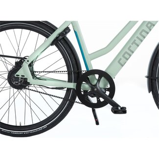 Cortina  E-Lett Elektrische Fiets Groen Matt DB 36v