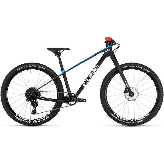 Cube  Elite 240 C62 SLX MTB 24 inch Blauw-Carbon 11V