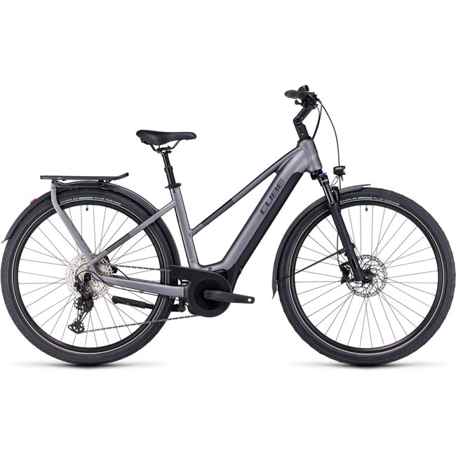 Cube  Touring Hybrid Exc elektrische fiets dames metal/grijs 625 Wh