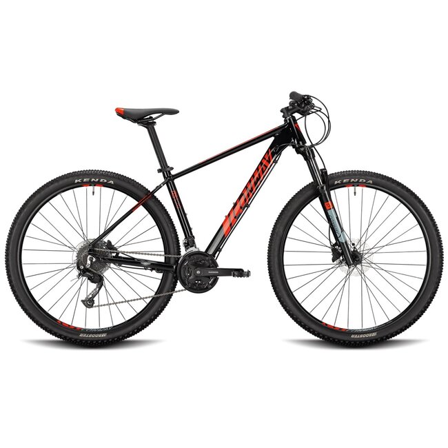 Conway MS 529 mountainbike 27V Zwart Rood 2023