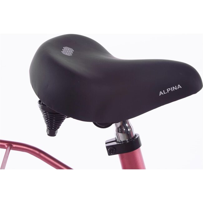 Alpina Kinderfietsen Cargo Berry Red Matt 16 inch Meisjes Transportfiets