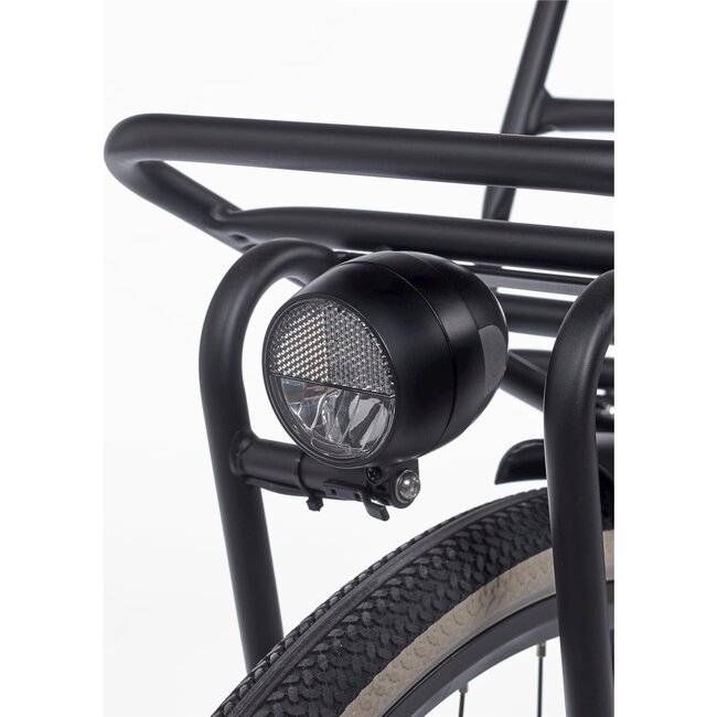 Cortina  U4 Dames Transportfiets Mat Zwart 7Versnellingen