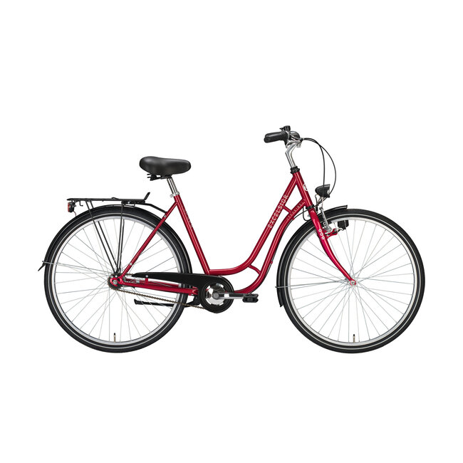 Excelsior Touring damesfiets 26 inch rood metallic 3V