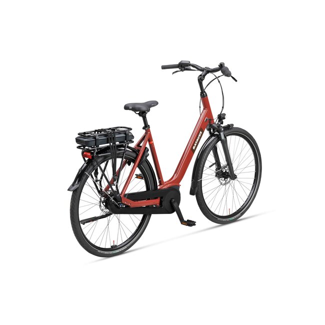Batavus  Altura E-go Plus Bes3 Smart Elektrische Damesfiets  Rood Bruin 7V