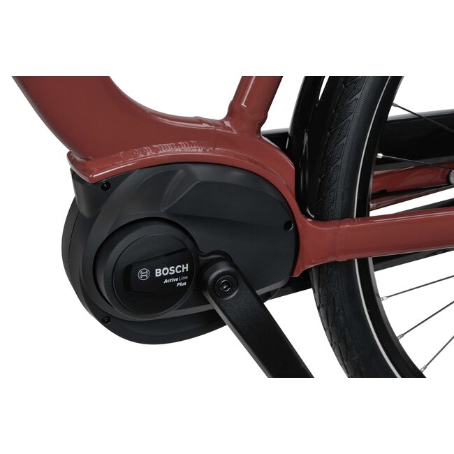 Batavus  Altura E-go Plus Bes3 Smart Elektrische Damesfiets  Rood Bruin 7V
