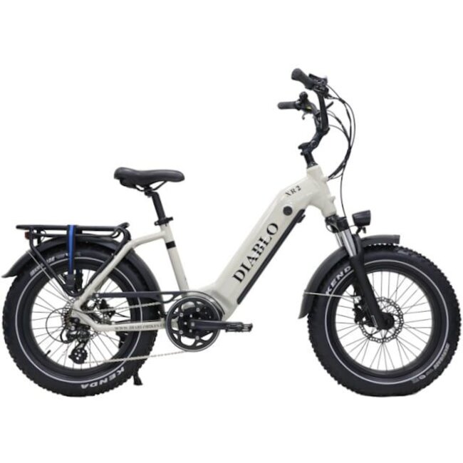 Diablo XR2 Elektrische Fatbike 7 Speed Fashion Grey