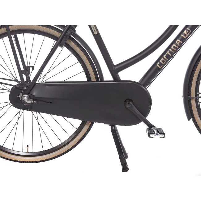 Cortina  U4 Dames Transportfiets Jet Black Matt R3