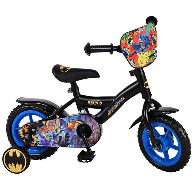 Volare Batman jongensfiets 10 inch zwart Doortrapper