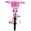 Volare Lovely meisjesfiets 14 inch roze wit Twee Handremmen