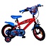 Volare Ultimate Spiderman jongensfiets 12 inch blauw/rood Twee handremmen