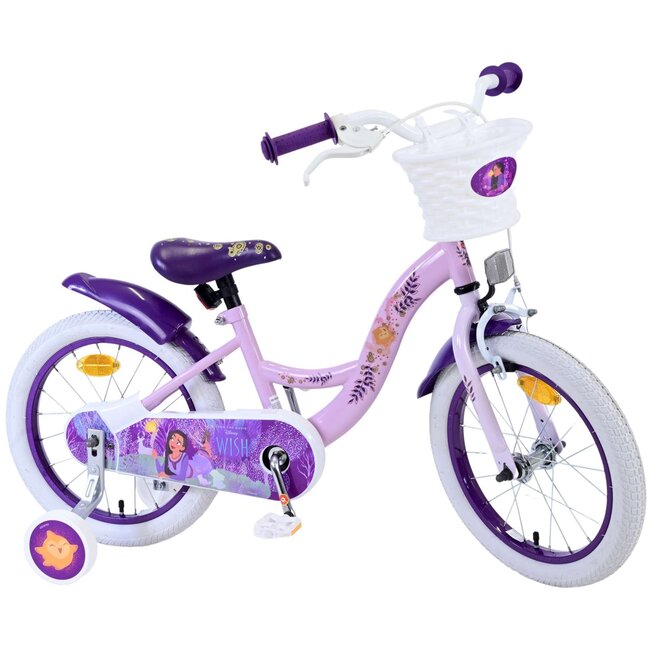 Volare Disney Wish meisjesfiets 14 inch paars