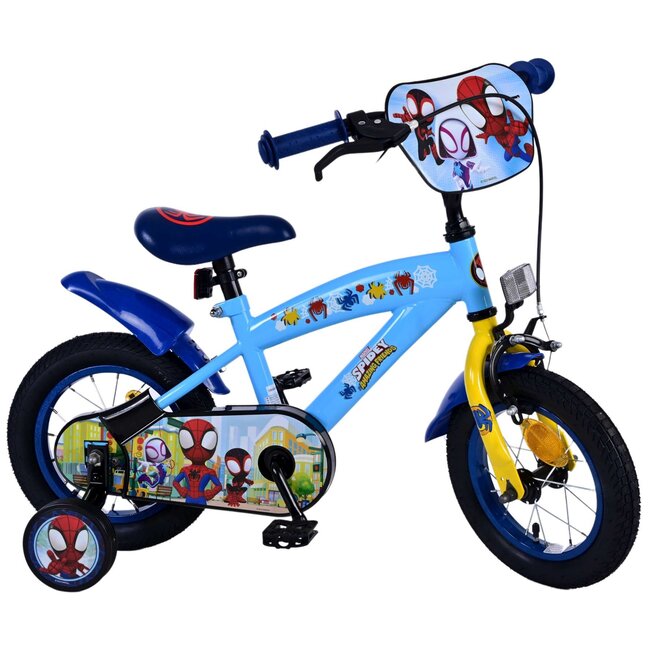 Volare Spidey jongensfiets 12 inch blauw