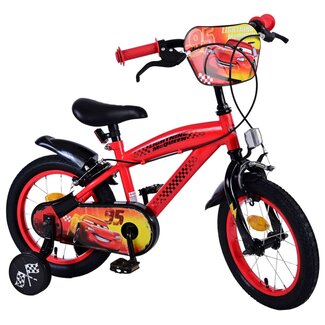 Volare Cars jongensfiets 14 inch rood Twee handremmen