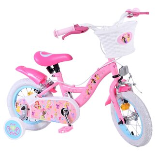 Volare Disney Princess meisjesfiets 12 inch roze Twee Handremmen