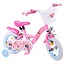 Volare Disney Princess meisjesfiets 12 inch roze Twee Handremmen