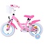 Volare Disney Princess meisjesfiets 12 inch roze Twee Handremmen