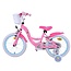 Volare Disney Princess meisjesfiets 16 inch roze Twee Handremmen