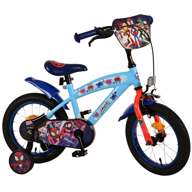 Volare Spidey jongensfiets 14 inch blauw