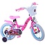 Volare meisjesfiets 14 inch roze Twee handremmen