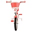 Volare Lovely meisjesfiets 16 inch rood wit Twee Handremmen