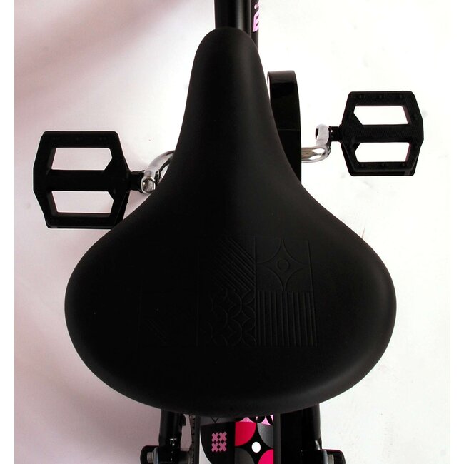 Volare fietsen Miracle meisjesfiets 14 inch mat zwart